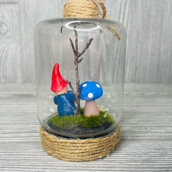 Adopt a fairy Handmade terrariums fairy’s hanging decoration art whimsical - Picture 2 of 3